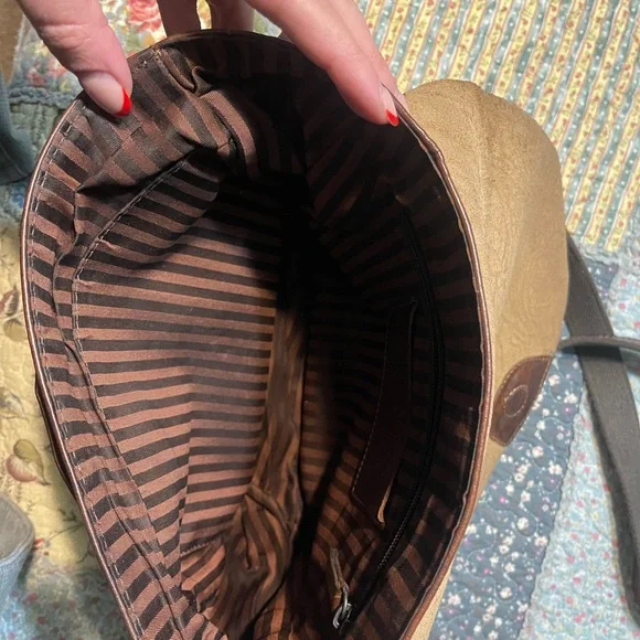 Jack Georges Leather Cross Body Bag - Picture 3 of 6